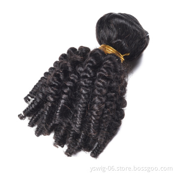 XCCOCO 8A Cheap Price Kinky Curly Peruvian Human Hair 3 4 Bundles Double Weft Human Hair Weave For Black Women